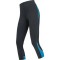 Gym Legging ( Matte Black & Blue )